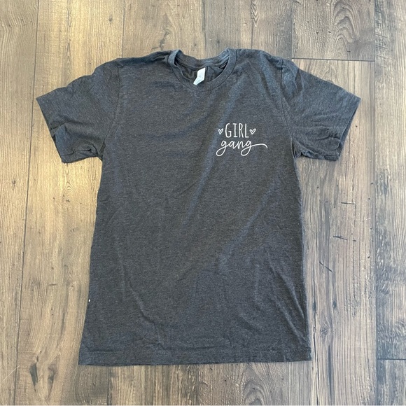 Bella Canvas Tops - Girl Gang Gray Short Sleeve Graphic Tee